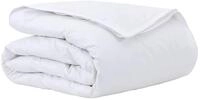 vidaXL Bett 2-in-1 Bettdecke Wei&szlig; 135 x 200 cm Feder (1-tlg)