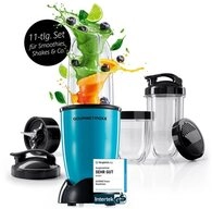 GOURMETmaxx Standmixer Mixer Mr. Magic 10-tlg. 400W gr&uuml;n/schwarz, 400 W, inkl.
