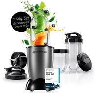GOURMETmaxx Standmixer Mixer Mr. Magic 10-tlg. 400W anthrazit/schwarz, 400 W,...