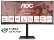 AOC CU34E4C TFT-Monitor (3440 x 1440, 4 ms Reaktionszeit, 120 Hz, VA Panel)