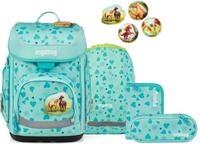 ergobag Schulranzen Schulranzen-Set CUBO ReitB&auml;rtraum 5-teilig (5-teilig),