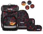 ergobag Schulranzen Schulranzen-Set CUBO LIGHT TaekB&auml;rdo 5-teilig, 25/26 (5-teilig),