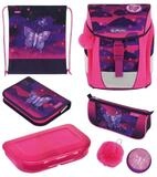 Herlitz Schulranzen FiloActive DIN Plus Magic Schulranzen-Set M&auml;dchen Polyester Pink