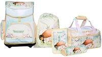 MUWO Schulranzen Kinder Schulranzen Set 5-tlg. verschiedene Motive