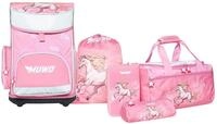 MUWO Schulranzen Kinder Schulranzen Set 5-tlg. verschiedene Motive