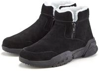 Vivance by Lascana Stiefelette aus Veloursleder und mit Warmfutter,...