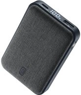 Cellularline Powerbank 10.000mAh Schwarz - Tragbare Energiespeicher Handy-Netzteile