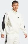 Trainingsjacke ADIDAS SPORTSWEAR "STADIUM", Herren, Gr. XXL, wei&szlig; (sanftes wei&szlig;,