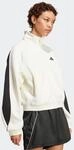 Trainingsjacke ADIDAS SPORTSWEAR "STADIUM", Damen, Gr. XL, wei&szlig; (sanftes wei&szlig;,