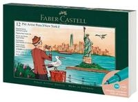 Faber-Castell K&uuml;nstlerstift Pitt Artist Pen Tuschestift, (12-tlg), Geschenkset