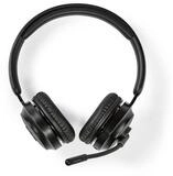 Nedis CHSTB310BK PC-Headset (Bluetooth, flexibel, klappbares Mikrofon, f&uuml;r Home und