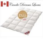 Canada Daunenbettdecke Canada Dreams Luxus Ganzjahres Daunendecke W&auml;rmegrad 3,
