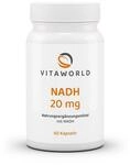 vitaworld NADH 20 mg - mit patentierter Mikroverkapselung - vegan Kapseln, 60...