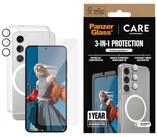 CARE by PanzerGlass Displayschutzglas 3-in-1 Protection Set f&uuml;r Samsung Galaxy S25,