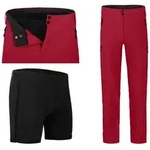 Fahrradhose PORVOO (mit gepolsterter Innenhose) Herren Radhose, robust, elastisch,