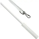 GARDINIA Schleuderstab Kunststoff mit Metallhaken, Vorhangschiene, (Set, 2-St),...
