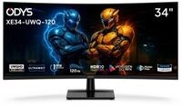 Odys XE34-UWQ-120 LED-Monitor (86 cm/34 ", 3.440 x 1.440 px, UWQHD, 1 ms
