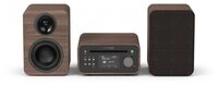 Pure Audio-System 254592 klassisches stereo mini hifi-system kaffeebraun walnuss