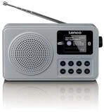 Lenco PDR-034GY Radio (DAB+ Radio,Tragbares Radio, DAB+, Bluetooth 5.3, tragbares