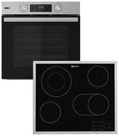 BAUKNECHT Backofen-Set BAKO 760 Steam, mit 1-fach-Teleskopauszug, Hydrolyse,