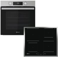 BAUKNECHT Backofen-Set BAKO 740 IND IN, mit 1-fach-Teleskopauszug, Hydrolyse,