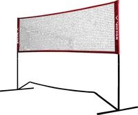 VICTOR Badmintonnetz Badmintonnetz Premium, Stufenlos h&ouml;henverstellbares Netz...
