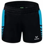 Erima Sporthose Short Six Wings Worker (100% Polyester) kurz schwarz/curacaoblau