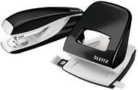 LEITZ Lochstanzer Locher & Tacker Set NeXXt WOW bis 30 Blatt(80g/qm) metallic...