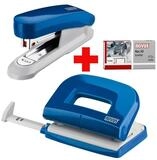 SCHNEIDER NOVUS Locher novus Locher und Heftger&auml;t blau