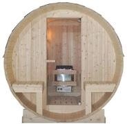 Sanotechnik Fasssauna &raquo;BERGEN&laquo;, BxTxH: 189 x 220 x 191,5 cm, 3,8 mm, geeignet...