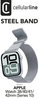Cellularline Smartwatch-Armband Steel Band f&uuml;r Apple Watch 38/ 40/ 41/ 42mm...