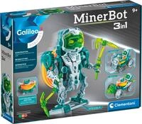 Clementoni&reg; Roboter Galileo Robotics, MineBot 3in1, Made in Europe