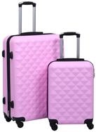 vidaXL Trolleyset Hartschalen-Trolley-Set 2 Stk. Rosa ABS, (1 tlg)