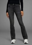 Arizona Bootcut-Jeans Shaping bootcut, Kontrastn&auml;hte, Used-Look-Waschung, niedrige