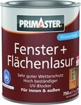 Primaster Lasur Primaster Fenster + Fl&auml;chenlasur 750 ml nussbaum