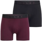Boxer FALKE "Daily Comfort", Herren, Gr. S, schwarz (bordeaux, schwarz), Single