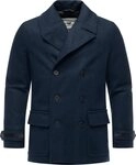 Ragwear Kurzmantel Parr YOUMODO klassischer Herren Wintermantel mit Reverskragen