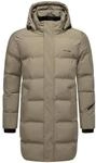 Steppmantel STONE HARBOUR "Steppmantel Thadeek XX", Herren, Gr. S, braun (stone