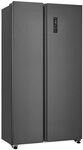 exquisit Side-by-Side SBS46-040D inoxlook-az, 177 cm hoch, 91 cm breit