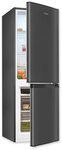 exquisit K&uuml;hl-/Gefrierkombination KGC232-60-E-040C inoxlook-az, 142,5 cm hoch,...
