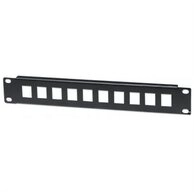 Intellinet 10-Port unbest&uuml;ckt Netzwerk-Patch-Panel (10" 1 HE schwarz)
