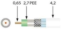 Televes Televes Mini-Koaxkabel 0,65/2,9/4,3mm 100m SK0729plus Sp100 100 Stk...