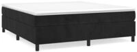vidaXL Bettgestell, Bettrahmen Schwarz 160x200 cm Samt