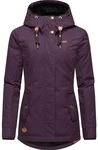 Ragwear Winterjacke Monade Damen Winterparka mit Kapuze und m. Fleece gef&uuml;ttert