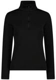 CMP Fleecepullover CMP Damen Pullover Woman Sweat 35E0626 schwarz 34 EU