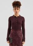 QS Cardigan Strickjacke Strick-Polo