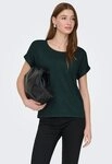 ONLY T-Shirt ONLMOSTER &ndash; T-Shirt mit melierter Optik und elastischem Material