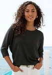 Vivance by Lascana 3/4-Arm-Shirt mit Waffelstruktur aus b&uuml;gelfreier Strickqualit&auml;t
