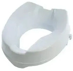 Rehaforum Medical Toiletten-Stuhl RFM Toilettensitzerh&ouml;hung ohne Deckel 15 cm