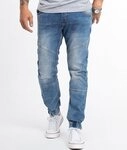 Rock Creek Tapered-fit-Jeans Herren Jeans Jogger-Style Blau RC-2184